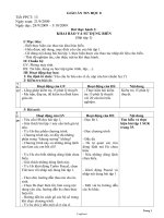 Giáo án Tin học 8 - Tiết 13, Bài thực hành 3: Khai báo và sử dụng biến (Bài tập 1) - Năm học 2009-2010