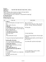 Giáo án Chính tả 4 - Tiết 6: Người viết truyện thật thà