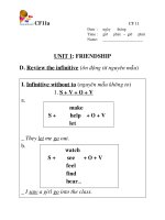 unit 1 friendship tiếng anh 11 phạm văn phương thư viện giáo án điện tử