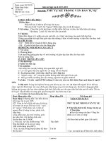 Giáo án Ngữ văn Lớp 6 - Tuần 9 - Năm học 2011-2012