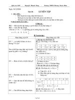 Bài giảng môn học Đại số lớp 7 - Tiết 30 : Luyện tập (tiết 3)