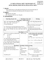 Giáo án Đại số 8 - Trần Trung Hiếu - Tiết 10: Phân tích đa thức thành nhân tử bằng phương pháp dùng hằng đẳng thức