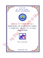 Đánh giá hoạt động quản lý đơn hàng tại Công ty Cổ phần Đầu tư Dệt may Thiên An Phát