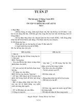 Giáo án lớp 3 - Tuần 27 - Trường Tiểu học Dạ Trạch