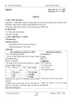 Giáo án Ngữ văn Lớp 6 - Tuần 15 - Năm học 2011-2012 - Nguyễn Thu Hương
