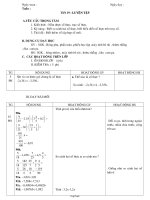Bài soạn môn Đại số 7 - Tiết 19: Luyện tập