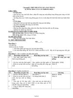 Giáo án môn Toán 12 - Bài: Phép đối xứng qua mặt phẳng sự bằng nhau của các khối đa diện