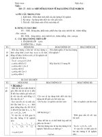 Bài soạn môn Đại số 7 - Tiết 27: Một số bài toán về đại lượng tỉ lệ nghịch