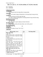 Giáo án Ngữ văn 8 - Tiết 15: Từ tượng hình, từ tượng thanh - Năm học 2009-2010 - Lê Đức Quang