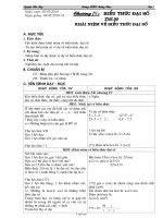 Bài giảng môn học Đại số lớp 7 - Tiết 50: Khái niệm về biểu thức đại số