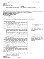 Giáo án học kì 1