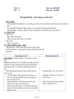 Giáo án Âm nhạc Lớp 3 - Tuần 11, Tiết 11: Ôn tập bài hát: Lớp chúng ta đoàn kết - Năm học 2008-2009