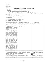 Giáo án Vật lý 7 tuần 17: Chống ô nhiểm tiếng ồn