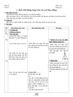 Giáo án Toán Hình học 7 tiết 59: Tính chất đường trung trực của một đoạn thẳng