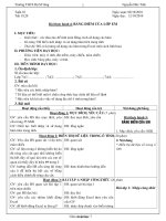 Giáo án Tin học 7 tuần 10 Bài thực hành 4: bảng điểm của lớp em