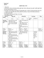 Giáo án Ngữ văn 7 tiết 97: Kiểm tra văn