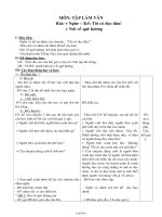 Giáo án Tập làm văn Lớp 3 - Bài: Nghe + Kể 