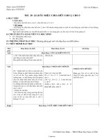 Giáo án môn Số học lớp 6 - Tiết 20: Bài 11: Dấu hiệu chia hết cho 2, cho 5