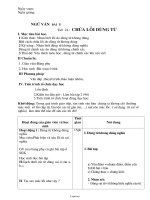 Giáo án Ngữ văn Lớp 6 - Tiết 24: Chữa lỗi dùng từ - Năm học 2010-2011