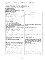 Giáo án Đạo đức 4 - Tiết 14: Biết ơn thầy cô giáo