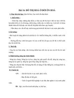 Bài 16. Đô thị hóa ở đới ôn hòa