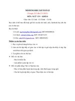 khối 8 tuần 23 từ 22022021 đến 27022021 thcs phan đăng lưu