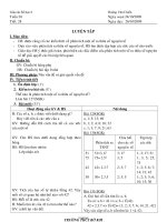 Giáo án Số học lớp 6 - Trường THCS Rờ Kơi - Tuần 10