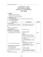 Giáo án Đại số 8 - Tiết 20: Kiểm tra chương 1