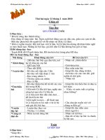 Kế hoạch bài học Lớp 2 - Năm học 2009-2010 - Hoàng Thị Xoan