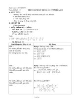 Bài giảng môn Đại số lớp 7 - Tuần 10 - Tiết 19: Thực hành sử dụng máy tính casiô