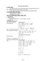 Giáo án môn Đại số 8 tiết 54, 55: Ôn tập chương III