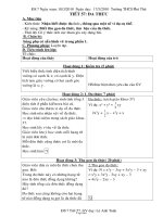 Giáo án môn học Đại số 7 - Trường THCS Phú Thứ - Tiết 57: Đa thức