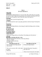 Giáo án Công nghệ 6 - Tiết 34: Ôn tập chương II - Năm học 2011-2012 - Hoàng Thị Thương