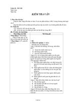 Giáo án Ngữ văn 8 Tuần 30 - Tiết 120: Kiểm tra văn