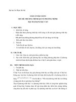 Chương III. §2. Phương trình quy về phương trình bậc nhất, bậc hai