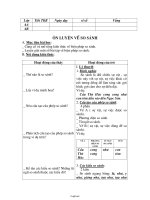 Giáo án phụ đạo Ngữ văn 6 - Ôn luyện về so sánh