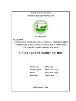 Áp dụng quy trình chẩn đoán, phòng và trị một số bệnh thường gặp trên gà ở Đại lý thuốc thú y Thanh Nam của Công ty Cổ phần Hoàng Đức Hiền
