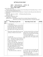Giáo án Tập làm văn Lớp 3 - Tuần 20 - Bài: Báo cáo hoạt động