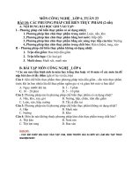 khối 6 tuần 23 từ 22022021 đến 27022021 thcs phan đăng lưu