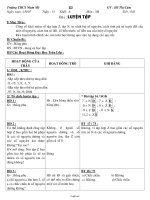 Giáo án lớp 6 môn học Số học - Tuần 15 - Tiết 43 - Luyện tập