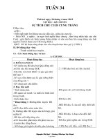 Giáo án lớp 3 - Tuần 34 - Trường Tiểu học Dạ Trạch