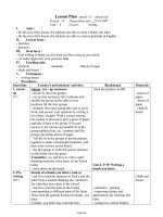 Giáo án môn Tiếng Anh 11 - Unit 4: Lesson: writing - Period 29: Preparation