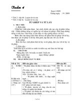 Giáo án Luyện từ và câu Lớp 4 - Tuần 4-5 - Năm học 2009-2010