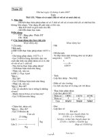 Giáo án Toán Lớp 3 - Tuần 31 - Năm học 2006-2007