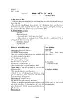 Giáo án Văn 8 - Bài 17, Tiết 65-66: Hai chữ nước nhà