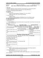 Giáo án Công nghệ 6 - Tiết 21, Bài 9: Thực hành Sắp xếp đồ đạc hợp lí trong nhà ở - Năm học 2011-2012 - Nguyễn Thị Tuyết Trinh