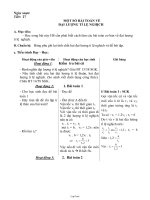 Giáo án Đại số khối 7 - Tiết 27: Một số bài toán về đại lượng tỉ lệ nghịch