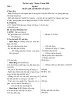 Rau sạch đầu năm học 2017-2018