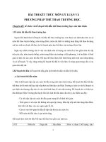 BÀI THI kết THÚC môn lý LUẬN và PHƯƠNG PHÁP THỂ THAO TRƯỜNG học 