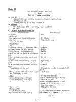 Giáo án Ngữ văn 6 - Tuần 30, Tiết 123: Cầu Long Biên - Chứng nhân lịch sử - Năm học 2005-2006